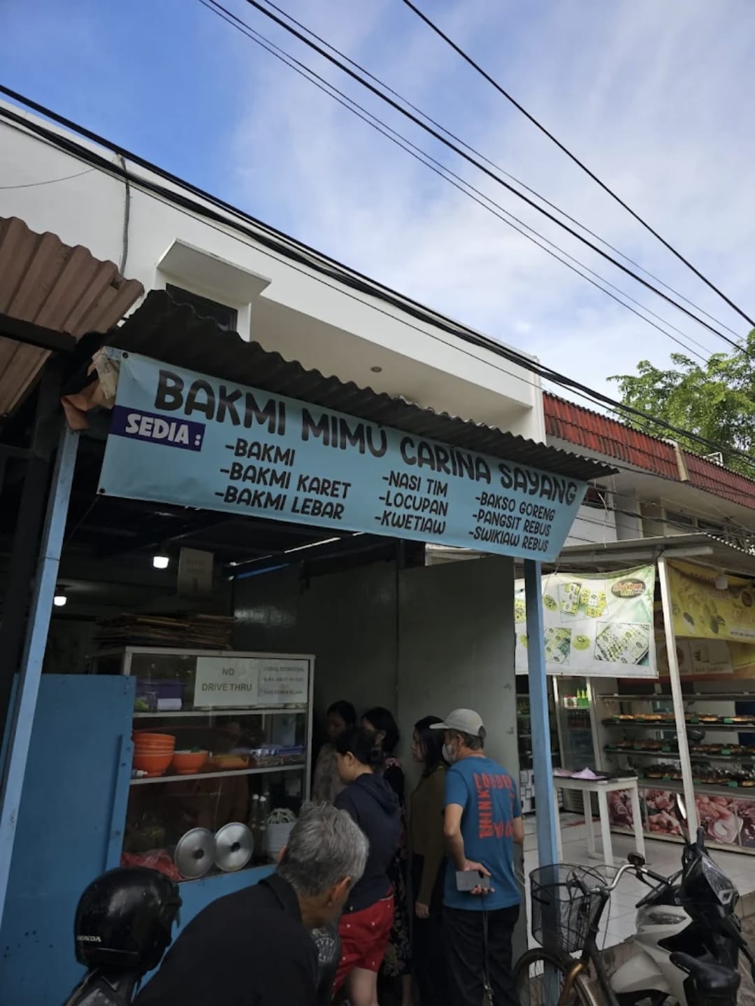 Tampak Depan Kedai Bakmi Mimu